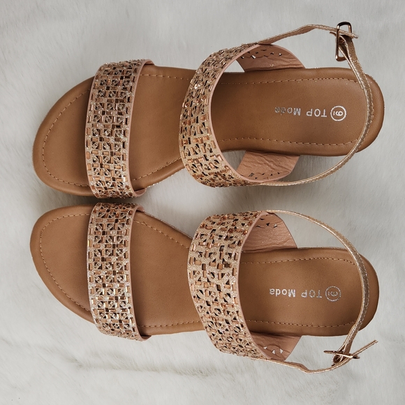 Top Moda Desire1 Champagne Size 9 NWT in Original Retail box - Picture 9 of 16